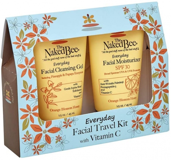 The Naked Bee - Everyday Facial Travel Kit with Vitamin C