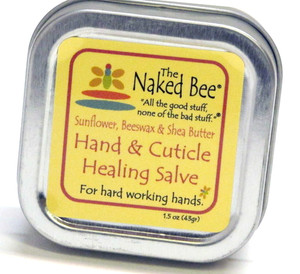 The Naked Bee - Hand and Cuticle Salve Orange Blossom .