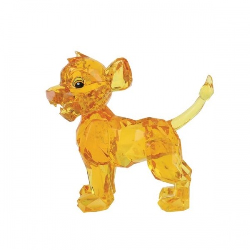 Disney Simba Facets Figurine Gem Cut Acrylic Sculpture The Lion King