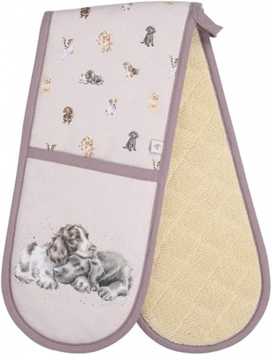 Wrendale Designs A Dog's Life Cotton Double Oven Gloves