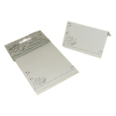 Pack of 10 Wedding Bells Place cards