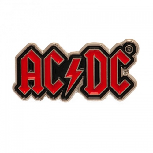 AC/DC Enamel Pin Badge Voltage Band Logo