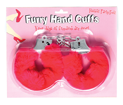 Pink Fluffy Hen Night Handcuffs