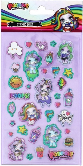 Poopsie Slime Surprise Puffy Stickers