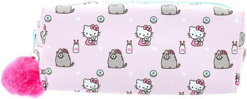 Hello Kitty x Pusheen Pink Pencil Case