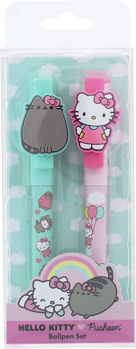 Hello Kitty x Pusheen Pen Set