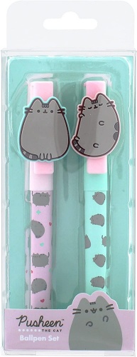 Pusheen The Cat 2 Biro Pen Set - Simply Pusheen