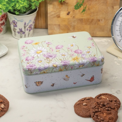 Wrendale Designs The Country Set Bees & Butterfly Rectangular Tin