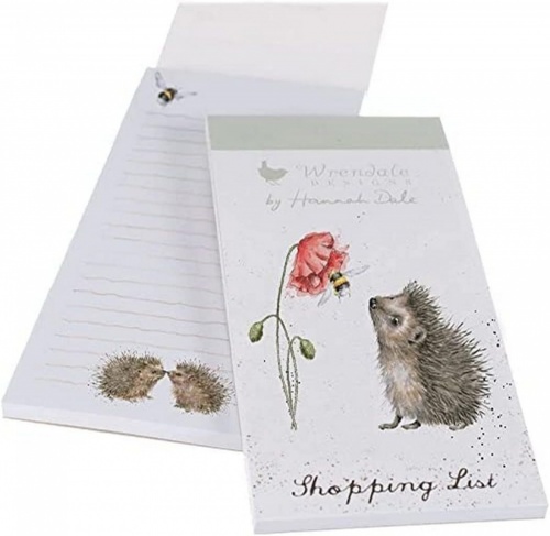 Wrendale Designs Hedgehog Busy as a Bee Shopping List Pad