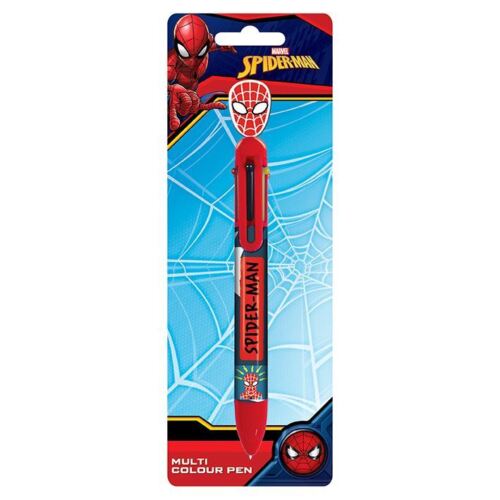 Spider-Man Multi Coloured Pen 6 in 1 Multi Colour Pen Spiderman