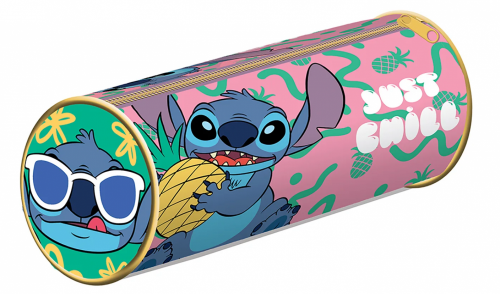 Disney Lilo And Stitch Barrel Pencil Case