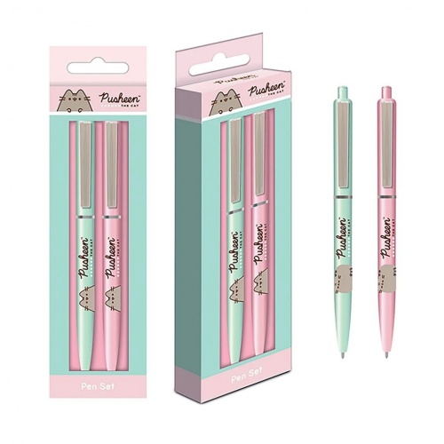 Pusheen Set of 2 Ballpoint Pens Gift Boxed