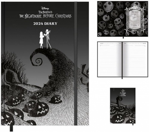 Disney The Nightmare Before Christmas Official 2024 Diary A5 Day Per Page