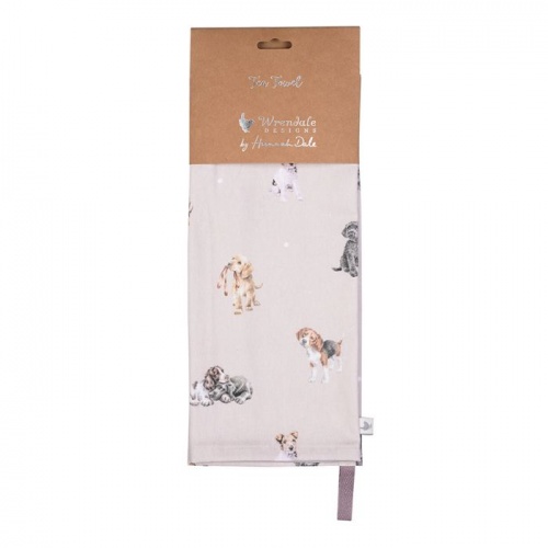 Wrendale Designs A Dog's Life Cotton Tea Towel