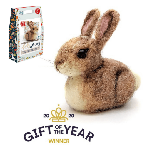 Baby Bunny Needle Felting Kit by The Crafty Kit Company