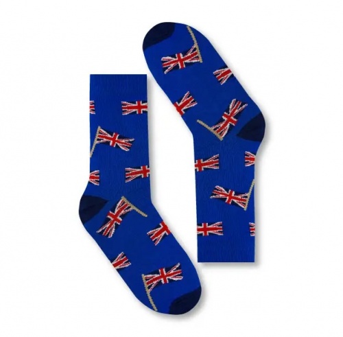 Union Jack Flag Socks Cotton Rich Socks Uni-Sex Novelty Unisex British Flag Sock