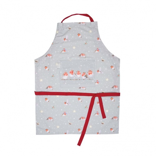 Wrendale Designs Season's Tweetings Robin Cotton Adults Apron