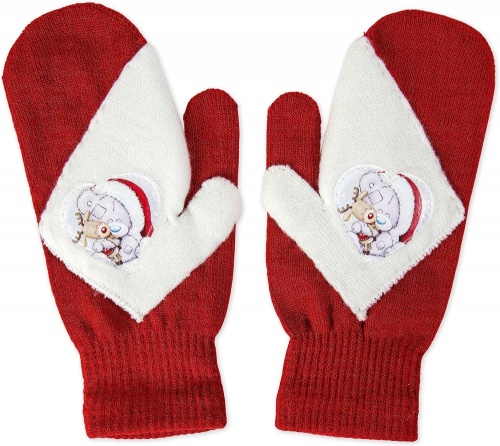 Me to You Tiny Tatty Teddy My First Christmas Hand in Hand Gloves Adult Mittens