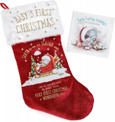 Me to You Tiny Tatty Teddy My First Christmas Stocking and Story Book Gift Set