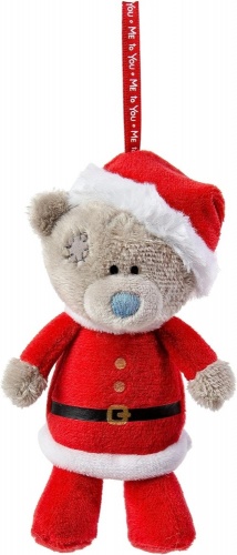 Me to You Plush Dressed as Santa Hanging Tree Decoration Tatty Teddy
