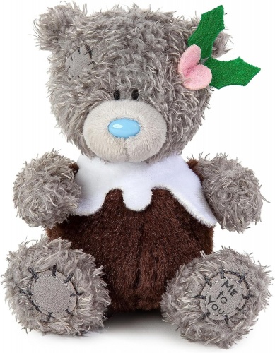 Me to You 4'' Christmas Pudding Plush Tatty Teddy Bear