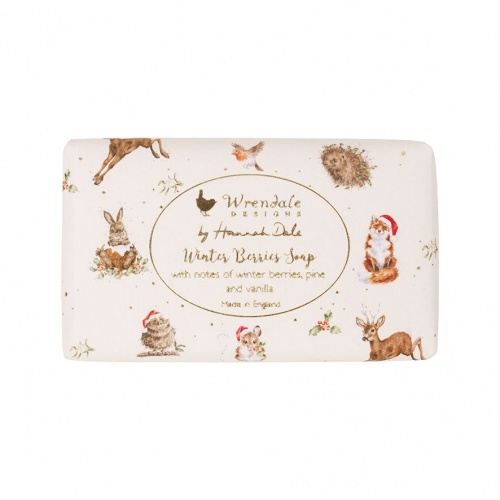 Wrendale Designs Woodlanders Winter Berries  Christmas Soap