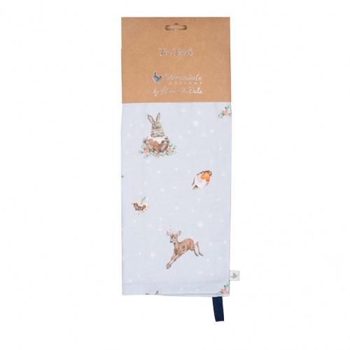 Wrendale Designs Winter Woodland Cotton Tea Towel